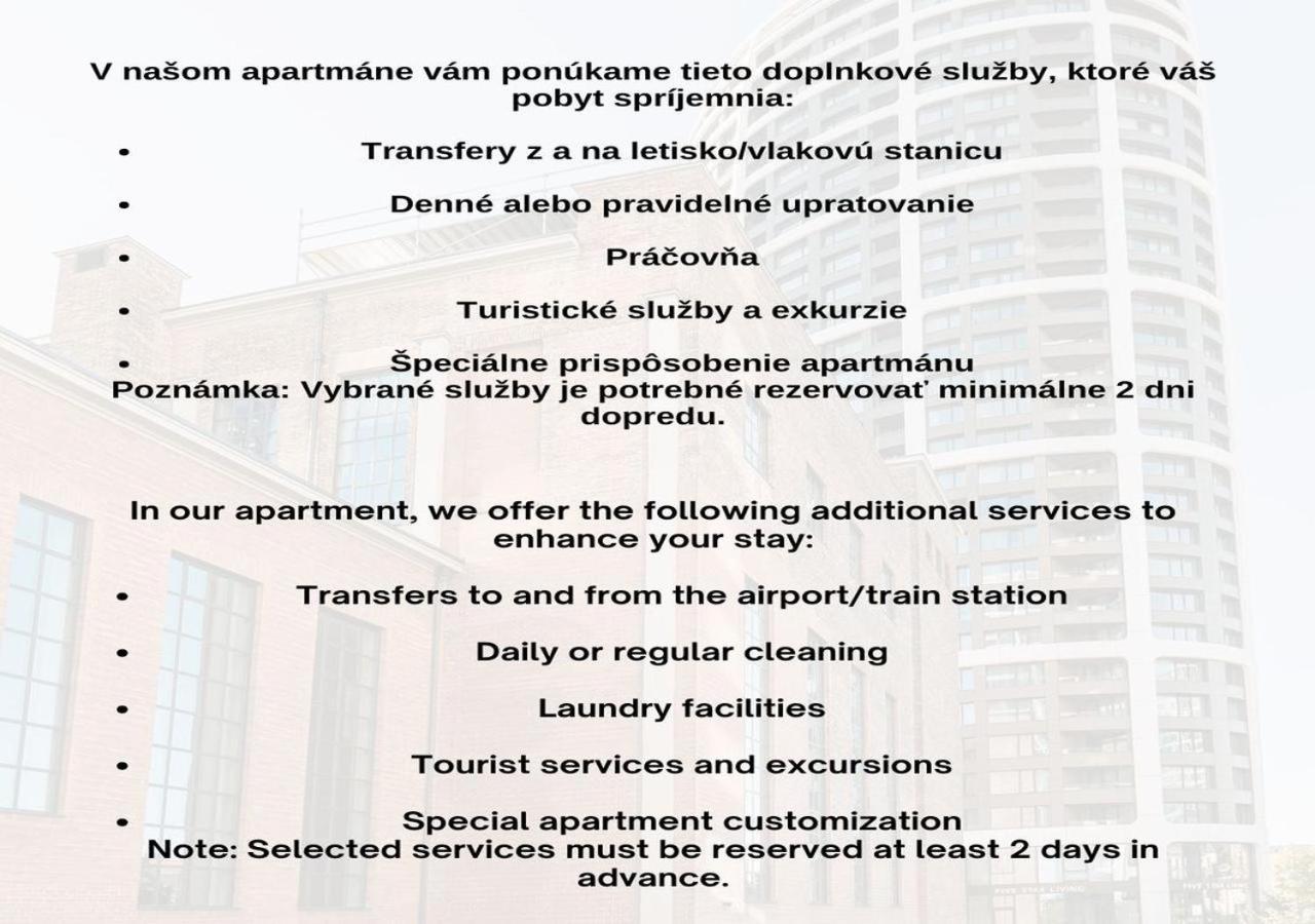 Skau Panorama Family & Business Apartment City View Free Parking Bratislava Eksteriør billede